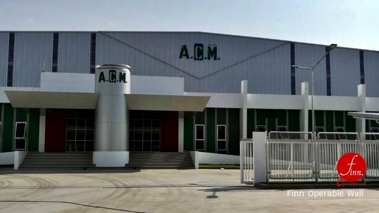 เอเชีย แคน :: ผลงาน ผนังกันเสียงเลื่อนได้ ห้องประชุม และห้องฝึกอบรม