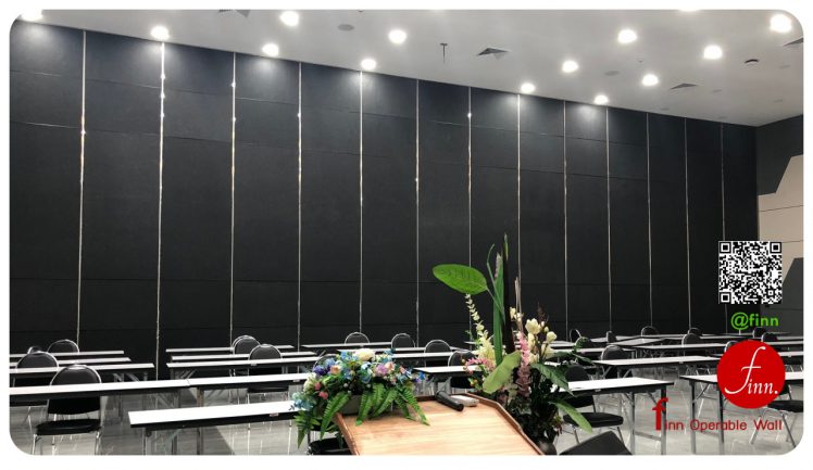 ผนังกั้นห้องประชุม @สยาม สไมล์ – กรุงเทพมหานคร # ผลงาน ผนังกั้นห้องประชุม ผนังกันเสียงเคลื่อนที่ ห้องประชุม และห้องฝึกอบรม