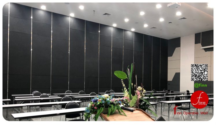 ผนังกั้นห้องประชุม @สยาม สไมล์ – กรุงเทพมหานคร # ผลงาน ผนังกั้นห้องประชุม ผนังกันเสียงเคลื่อนที่ ห้องประชุม และห้องฝึกอบรม